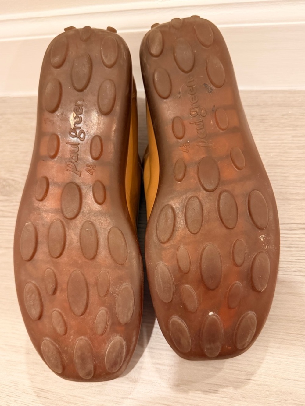 Paul Green Munchen Leather Slip On Women's Driving Loafer Size 7 - Picture 9 of 12